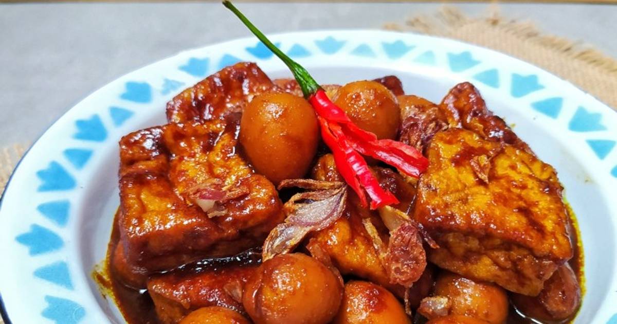 Resep Semur Tahu Telur Puyuh Bumbu Khas Betawi Oleh Mira Jabir Cookpad