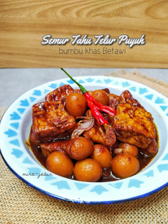 Foto resep Semur Tahu Telur Puyuh (bumbu khas Betawi)