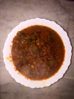 A picture of Mushroom semi gravy 🍄.