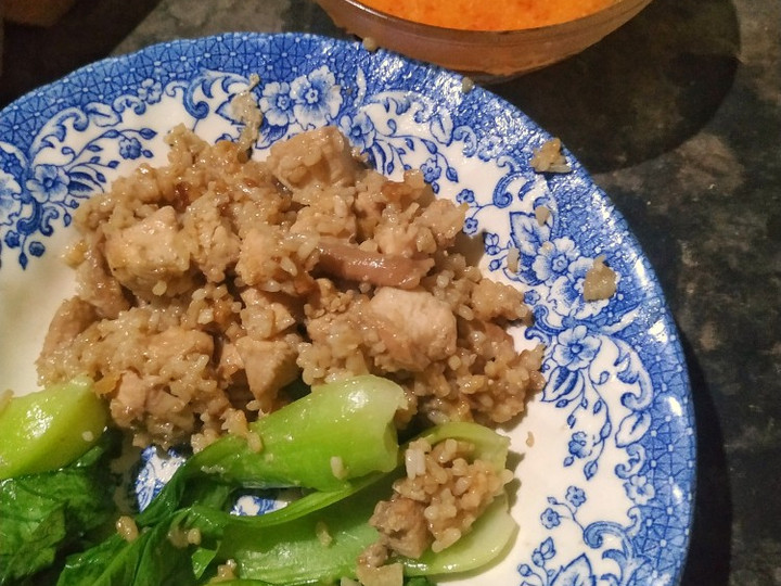 Wajib coba! Cara termudah bikin Nasi ayam rice cooker (Hainan versi diet) dijamin nagih banget