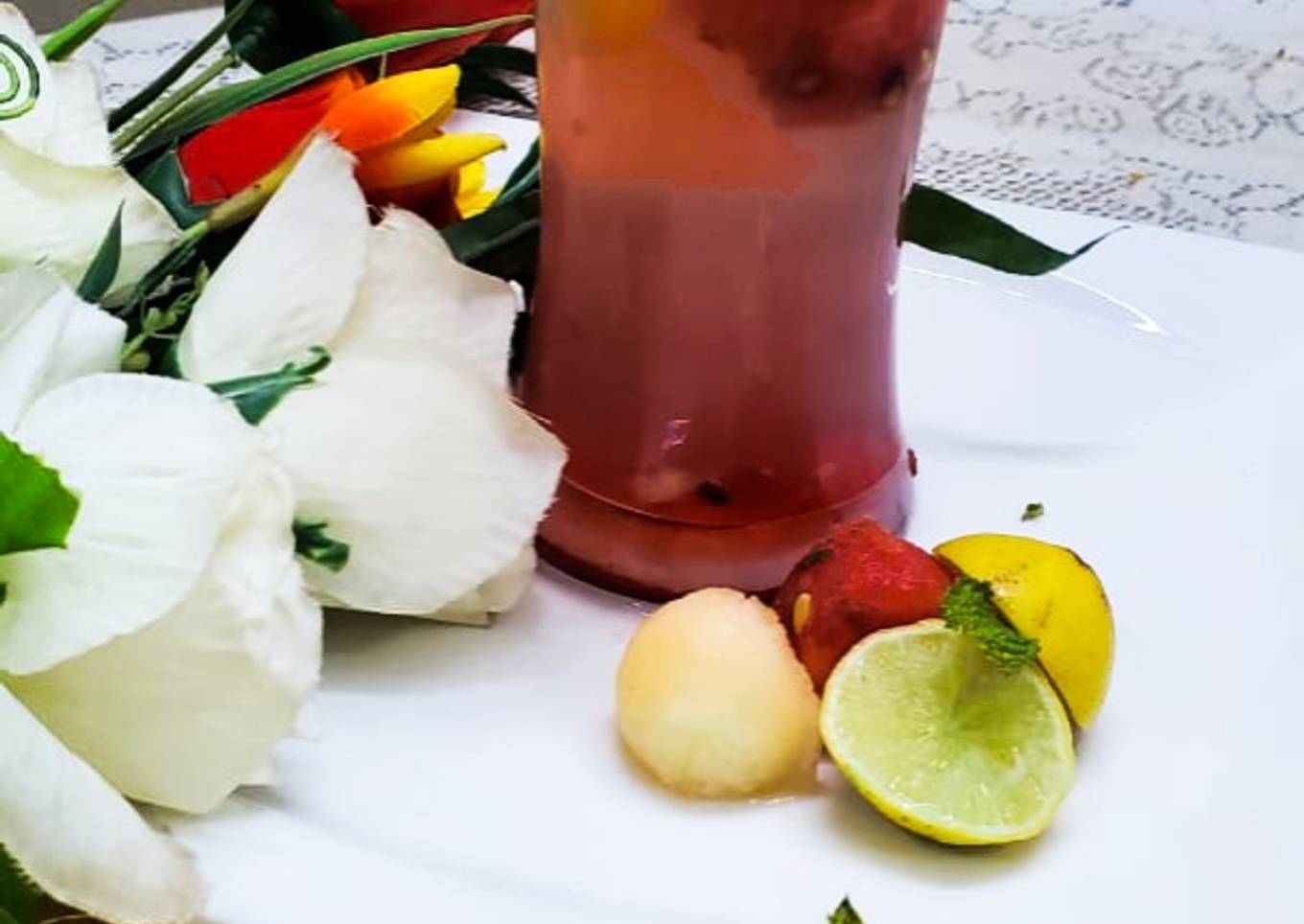 Melon ball punch