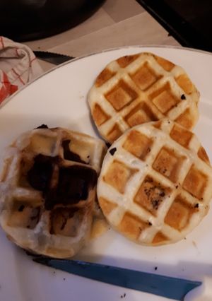 Une photo de Gaufres feuilletées