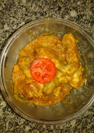 A picture of Chicken curry.