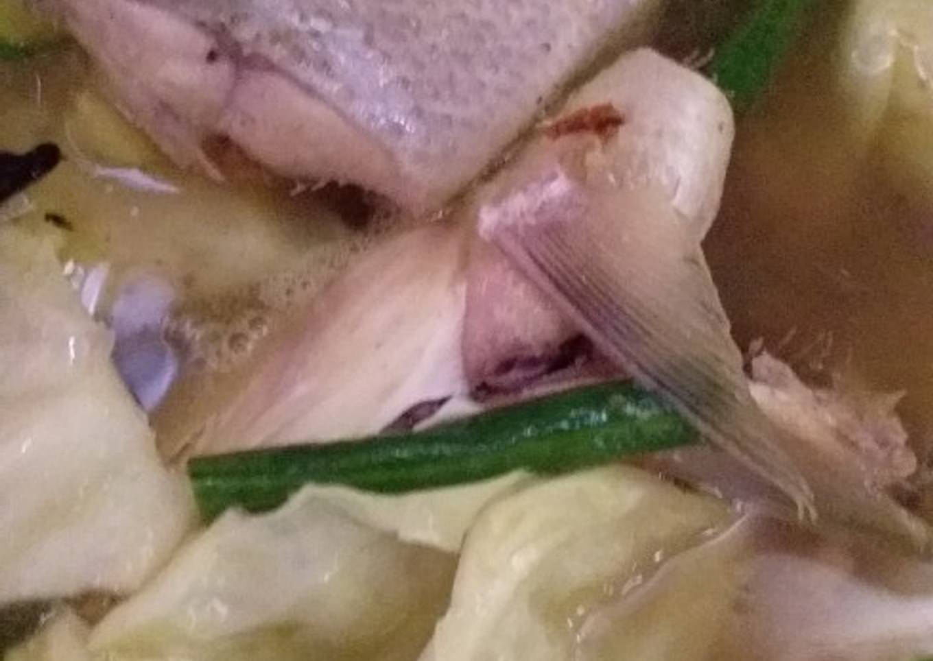 Asem Ikan pindang dan sayur