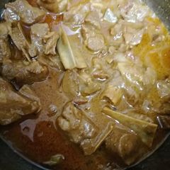 A picture of Bhunna Gosht.