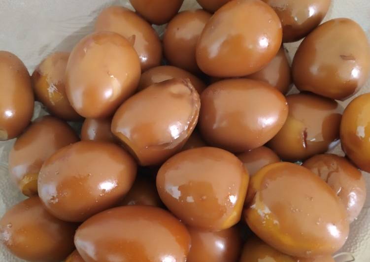 Telur Puyuh Coklat / telur puyuh angkringan