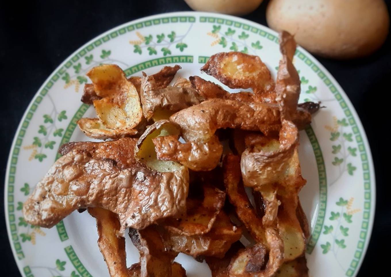 Crispy Potato Peels Chips (Baked)