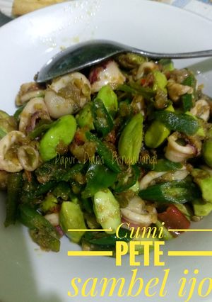 Foto resep Cumi pete sambal ijo