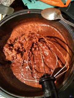 Una foto de Crema de chocolate