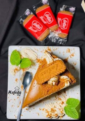 صورة لوصفة تشيز كيك اللوتس😍😍😍
