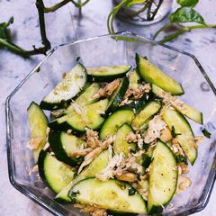 Chicken Cucumber Salad 🥗 🥒 A picture of Chicken Cucumber Salad 🥗 🥒.