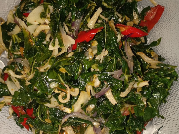 Resep Tumis daun paya jepang teri yang Lezat Sekali