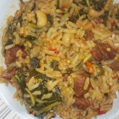 A picture of Jellof rice.