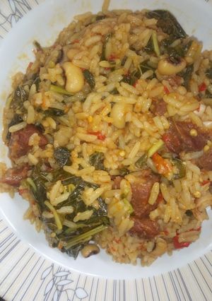 A picture of Jellof rice.