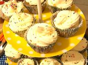 Una foto de cobertura frosting con queso crema