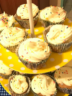 Una foto de Cobertura (Frosting) con queso crema