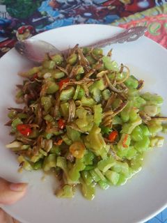 Foto resep Tumis Pare Teri Pedas