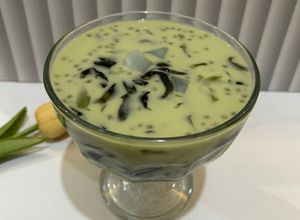 Foto resep Es Jelly Creamy Matcha