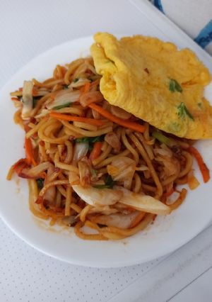 Foto resep Mie goreng sambel trasi