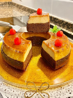 Una foto de Pastel “Imposible” (Impossible cake)