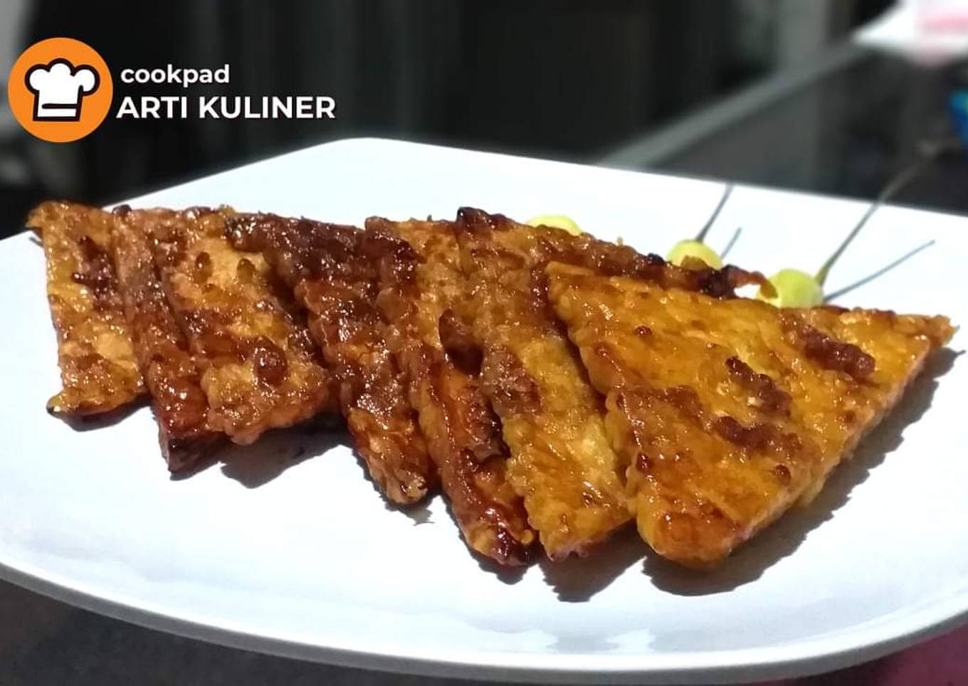 Tempe bakar angkringan ala arti kuliner