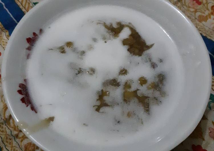 Resep Bubur kacang ijo kental yang Wajib Dicoba