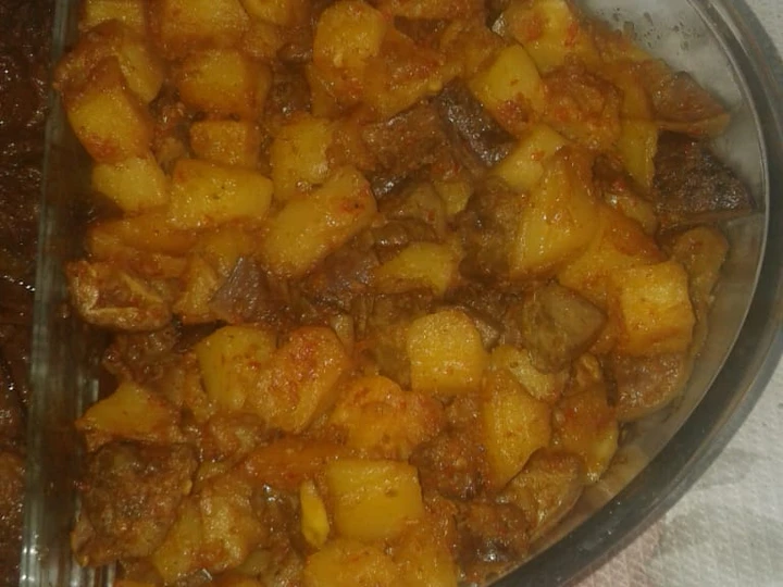 Langkah Gampang Menyiapkan Resep Sambal goreng kentang ati ampela yang Enak Banget Anti Ribet, Uenak Banget