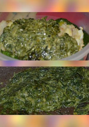 Una foto de Salsa de espinaca