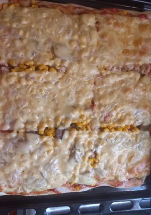 Una foto de Pizza casera