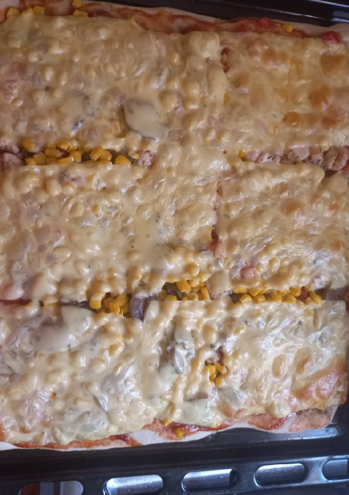 Una foto de Pizza casera