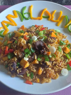 A picture of Caribbean Rice.