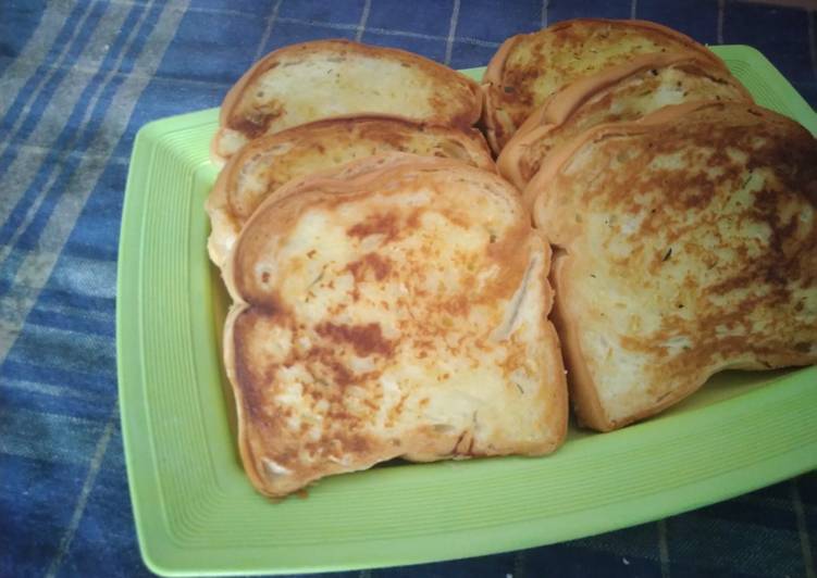 Garlic Cheese Bread Teflon (Roti Tawar)