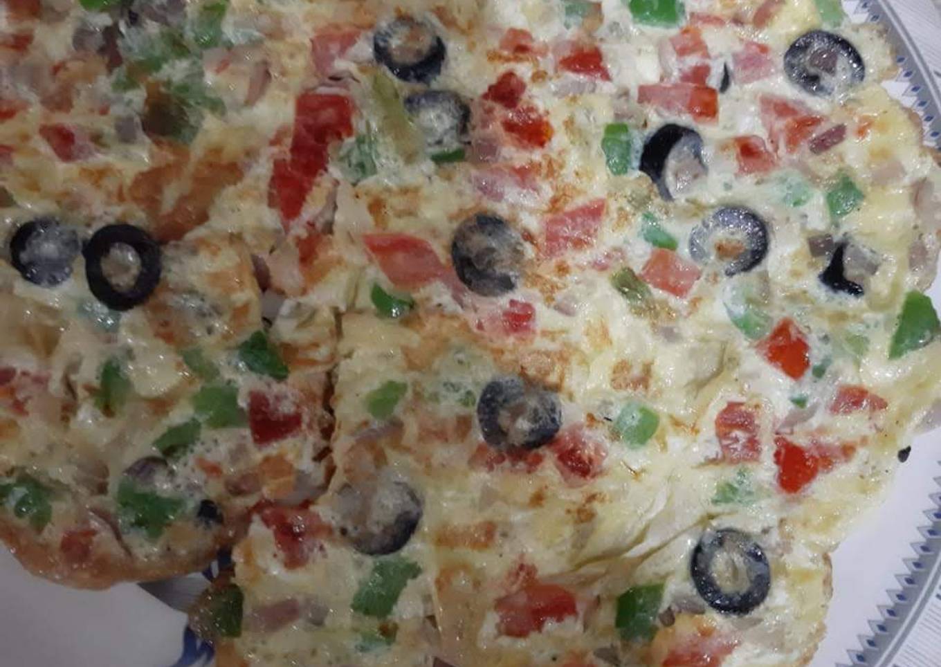 Vegetables cheese egg