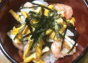 Easiest Way to Cook Perfect Chirashi zushi