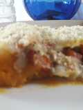 Pastel de zapallo y pollo