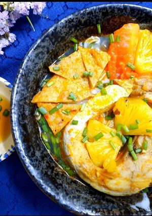 Hình của món Bún chả cá.