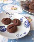 Biscoito Sablé (amanteigado) de Café