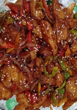 A picture of Honey Chili Potato.