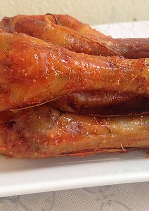 Hình của món Chân gà tan biến.
