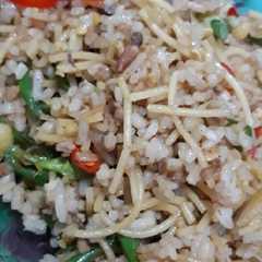 รูปของ Nasi goreng mawut mawut sehat 😂
