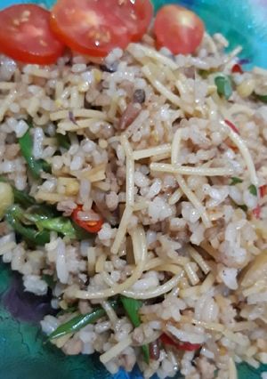 Foto resep Nasi goreng mawut mawut sehat 😂