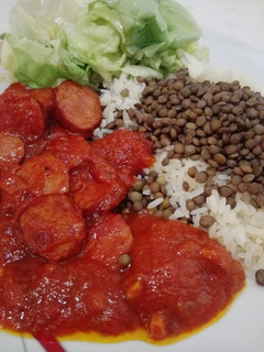 Una foto de Guiso de salchichas