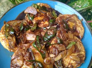 Foto resep Telor ceplok kecap cabe ijo