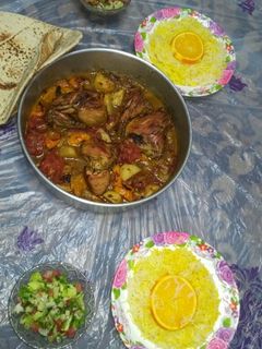صورة لوصفة صينية دجاج بالخضار