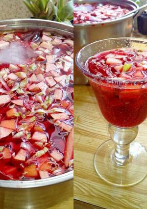 A picture of Beet Water or Lent Water.