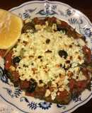 California Farm Greek Pizza