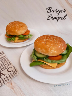 Foto resep Burger Simpel