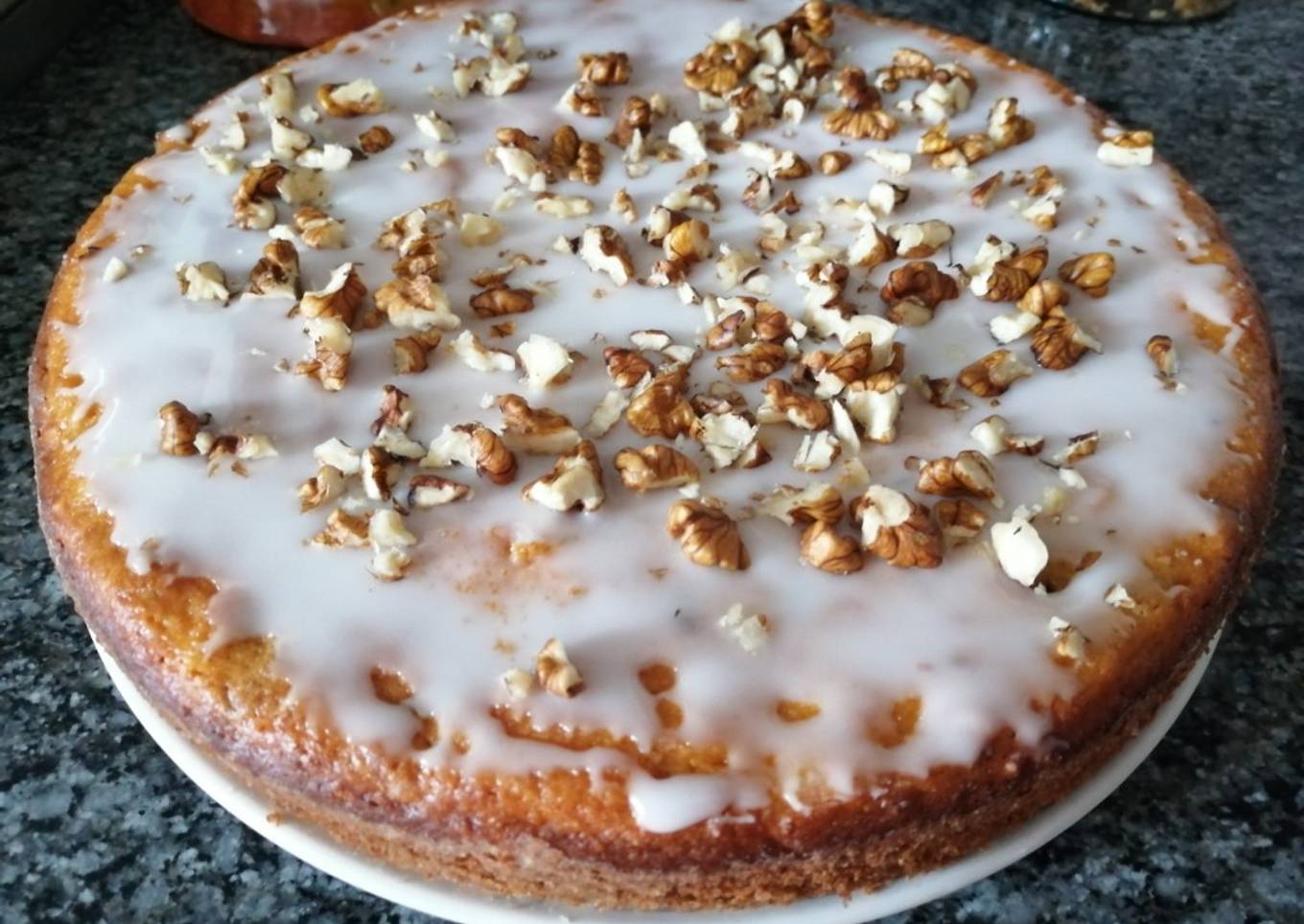 Torta de calabaza y nuez... 💛