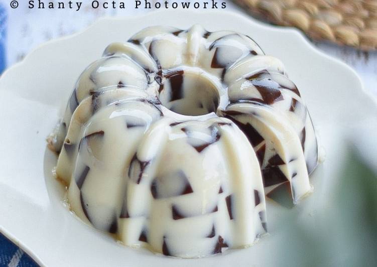 Resep Puding Susu Mozaik, Lezat Sekali