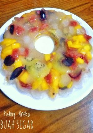 Foto resep Puding Aneka Buah Segar